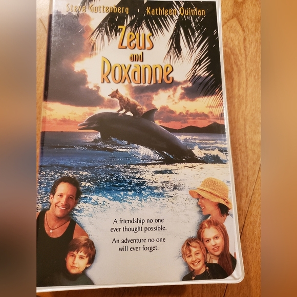 VINTAGE Zeus and Roxanne Clamshell VHS 1997 Steve Guttenberg Kathleen Quinlan - Picture 1 of 3